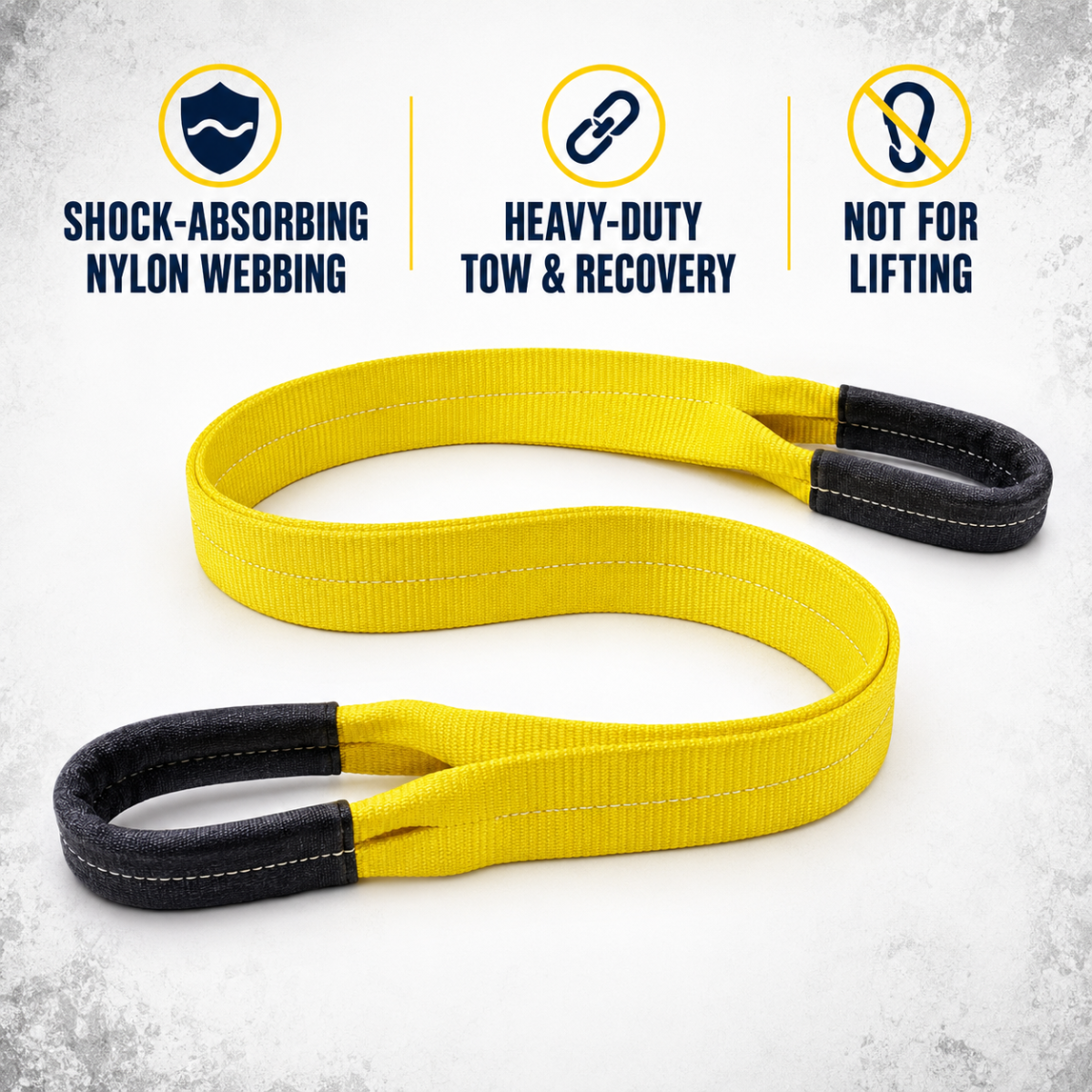 Spenser RS8230N Super Duty Recovery Strap - 6" x 30' (82,