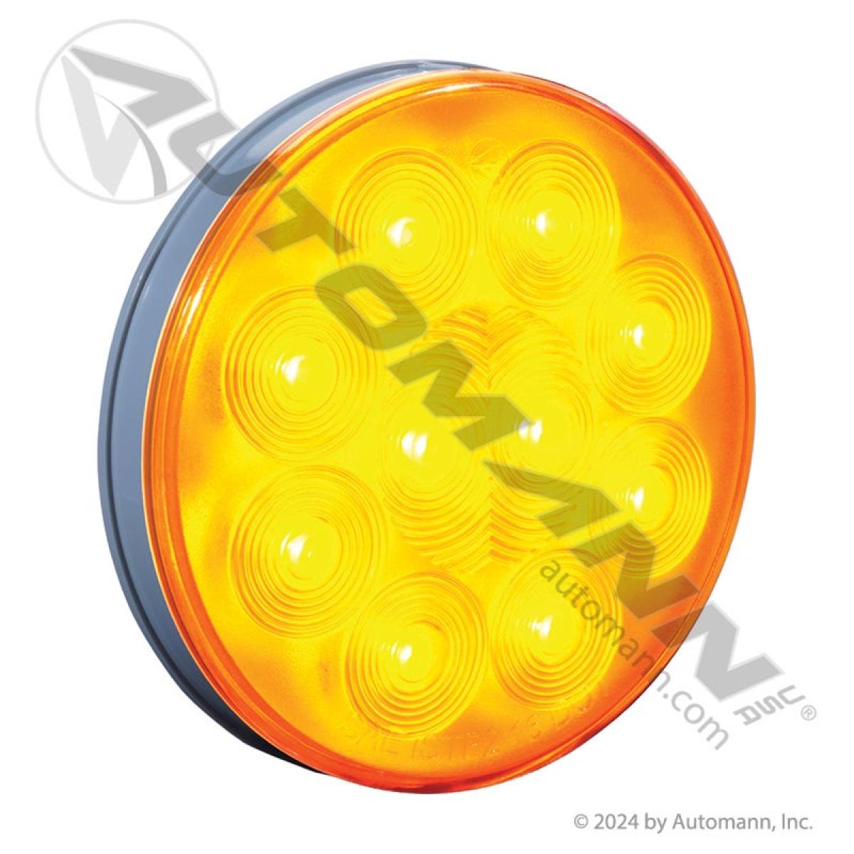 Automann 571.LD405A10 4-inch Amber LED Front/Park/Turn Light – 3-Pin Male