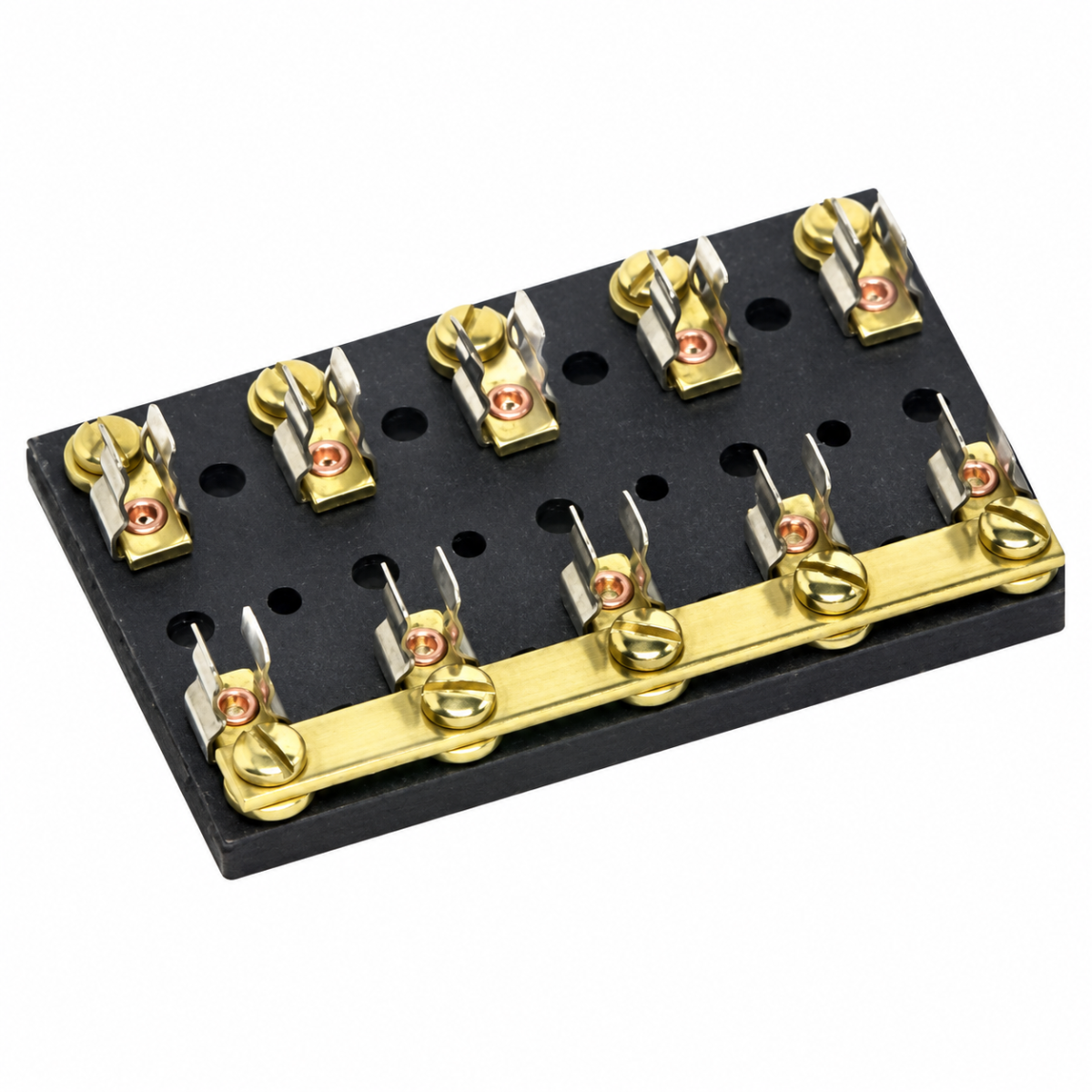 Cole Hersee M415-01 Five-Position Glass Fuse Block