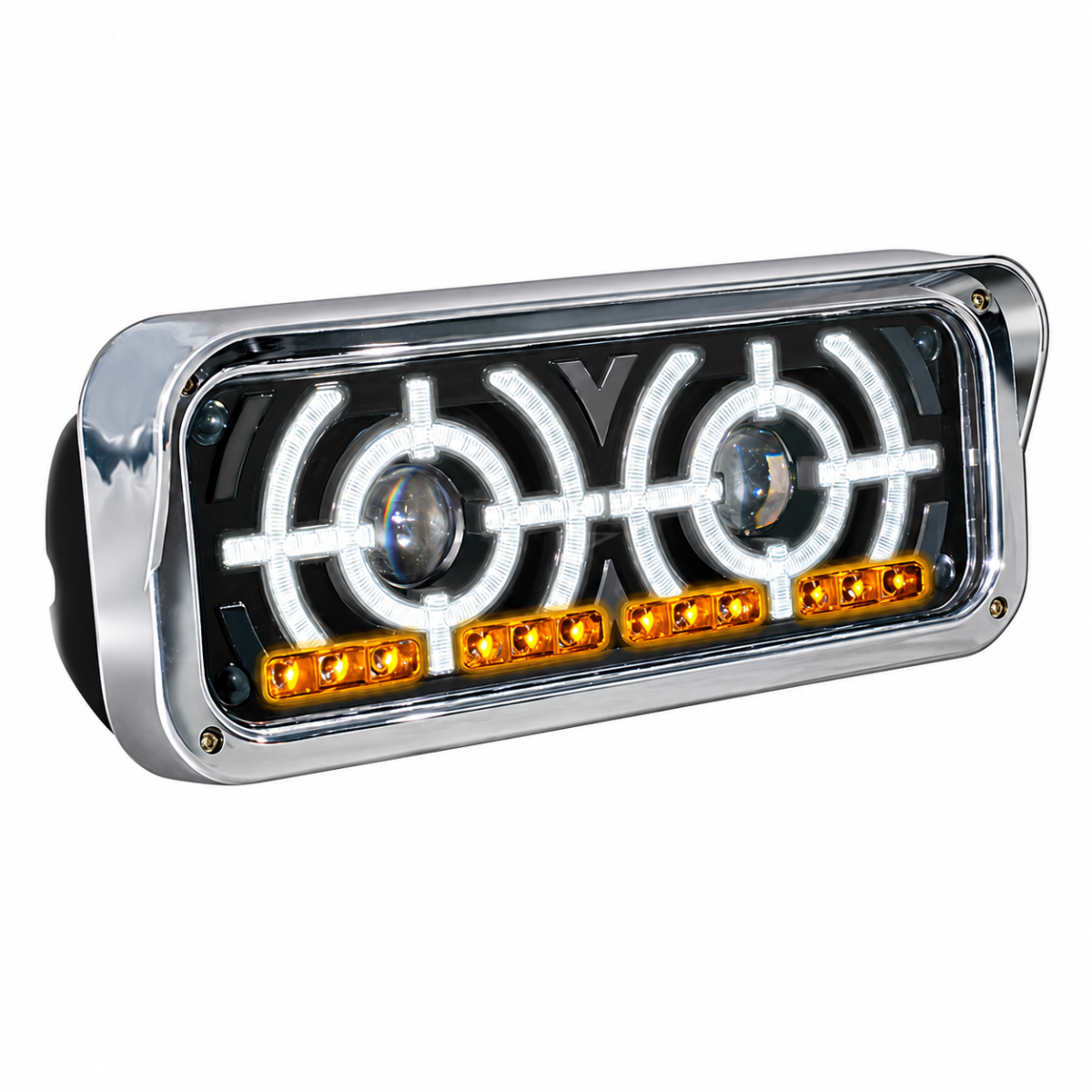 Automann 571.LD9903BPL Black Projector LED Headlamp – Left