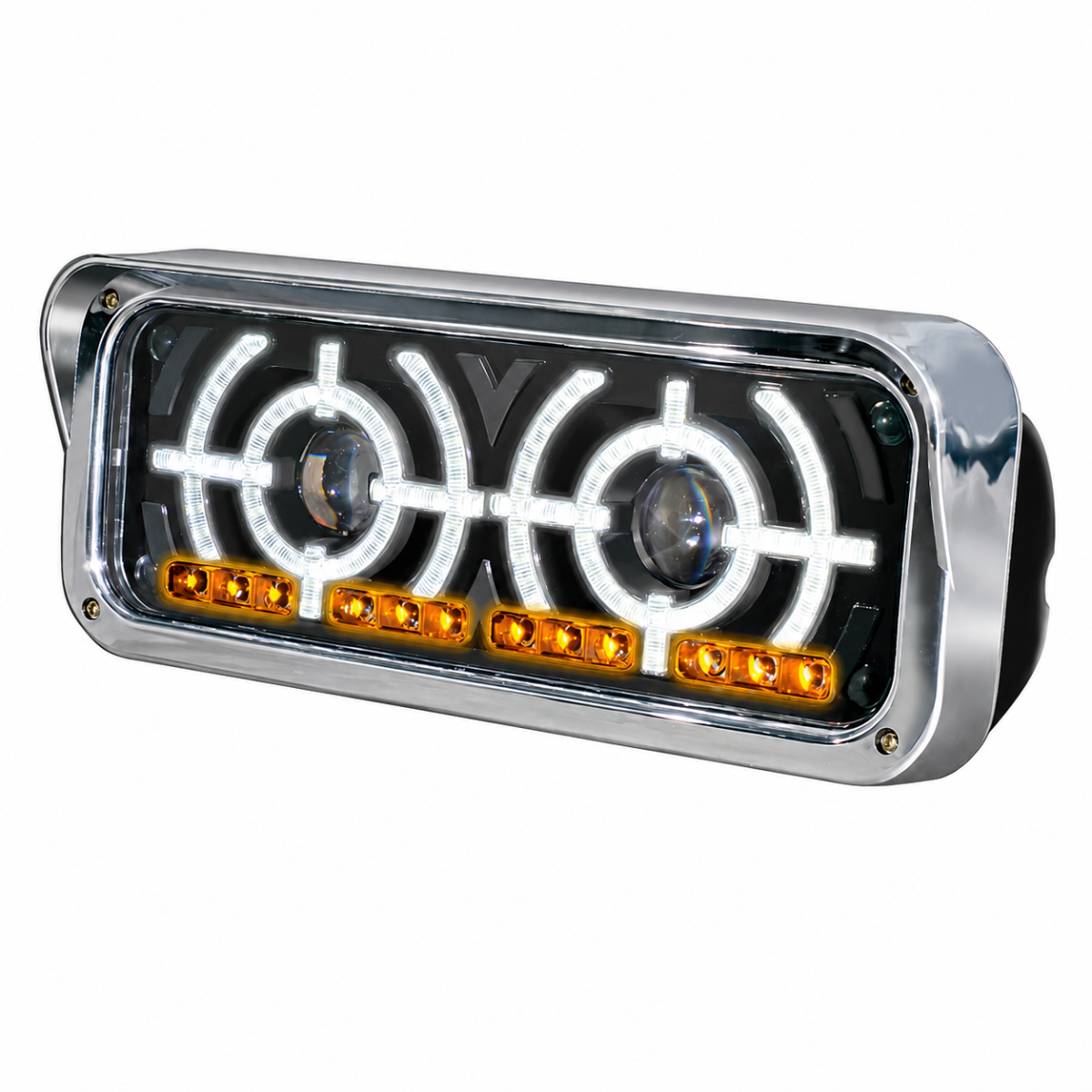 Automann 571.LD9904BPR Black Projector LED Headlamp – Right
