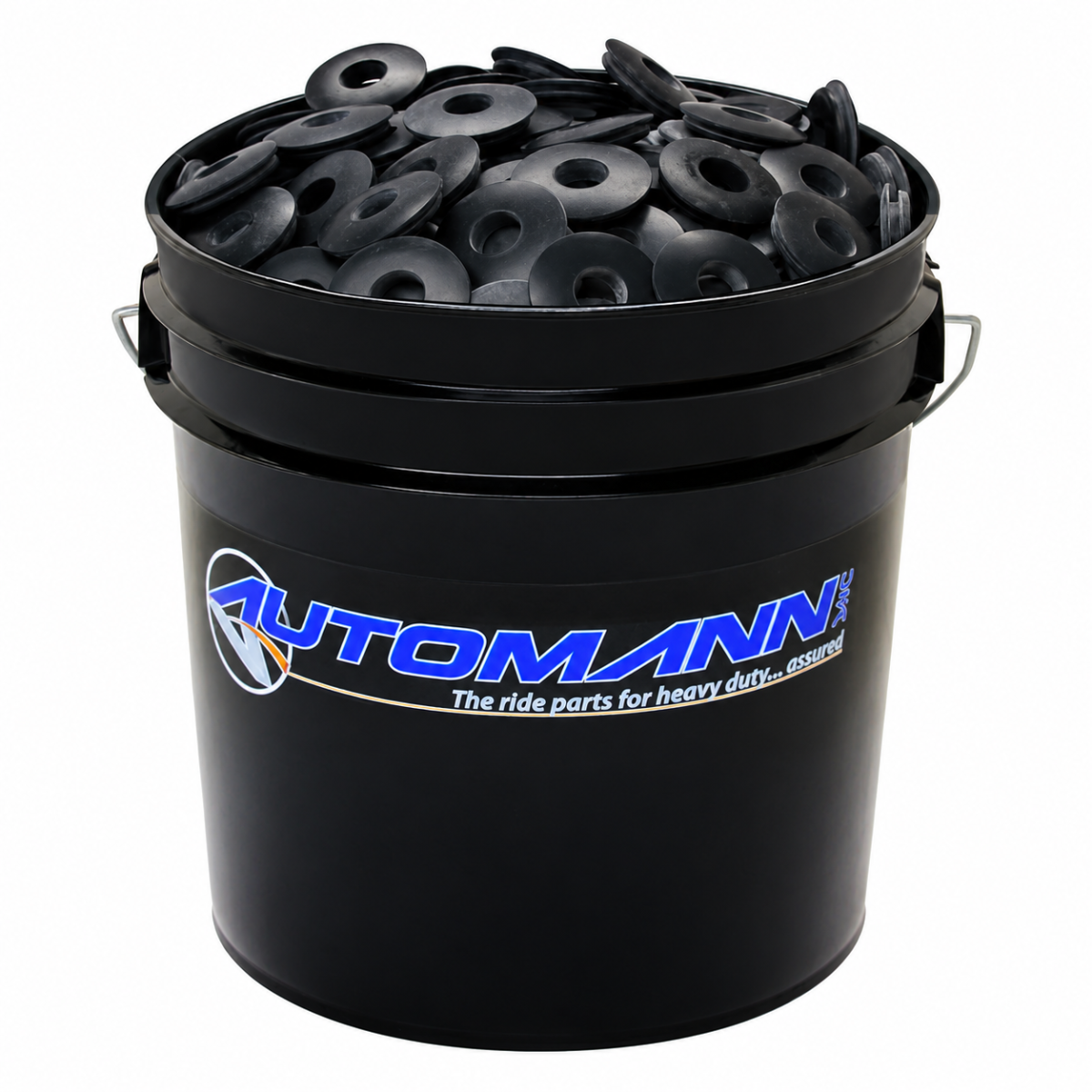 Automann 179.1010P2 Black Rubber Gladhand Seals – 300-Piece Pail
