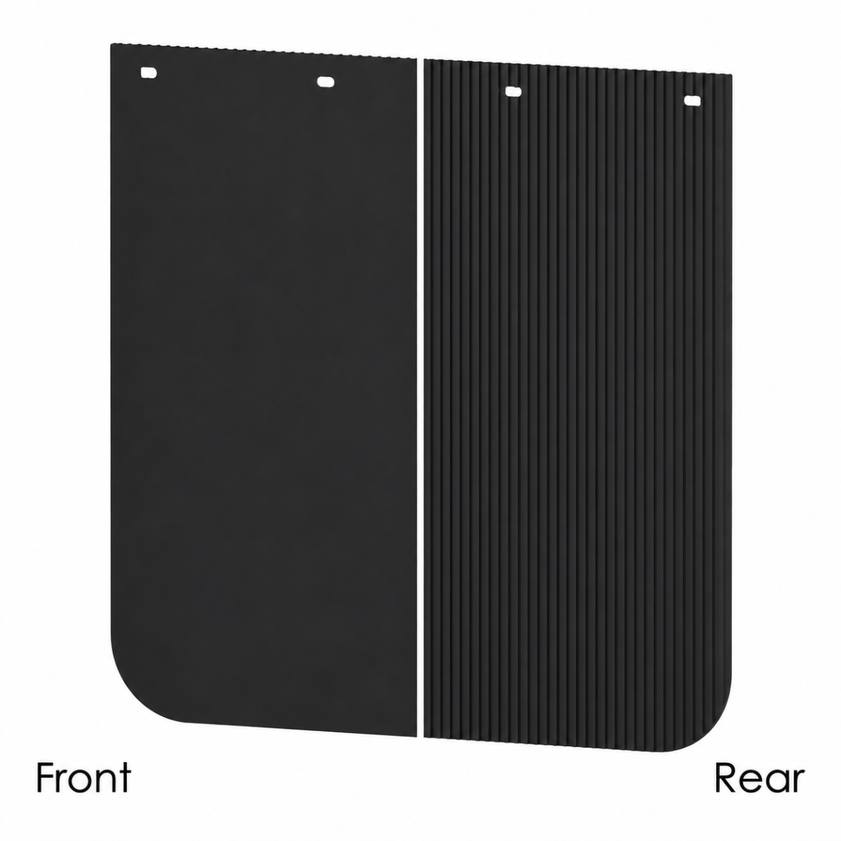 Automann 562.122424B Black Anti-Spray Poly Mud Flap – 24 x 24 Inches