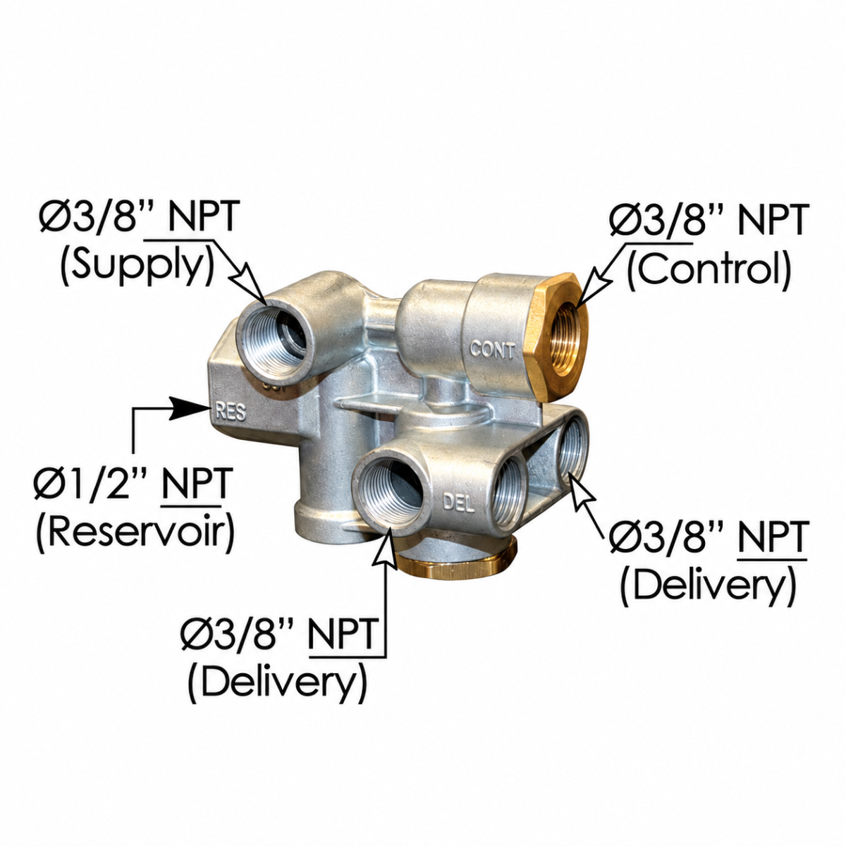 Automann 170.110500 Spring Brake Control Valve