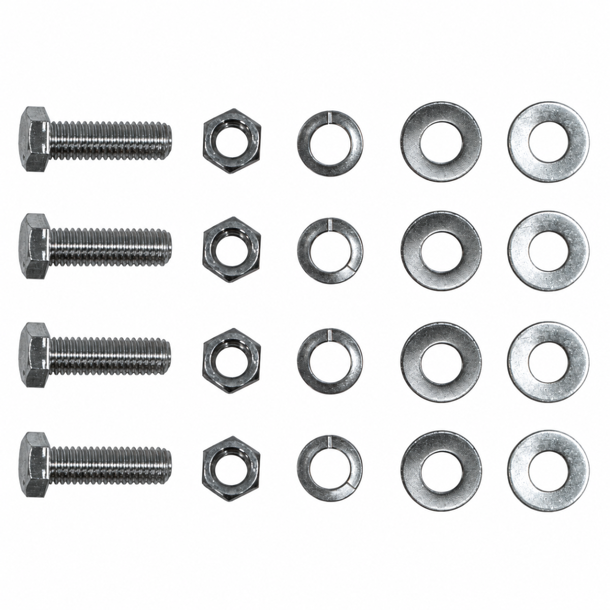Automann 562.8001 Zinc-Plated Mud Flap Bolt Kit – 3/8 Inch