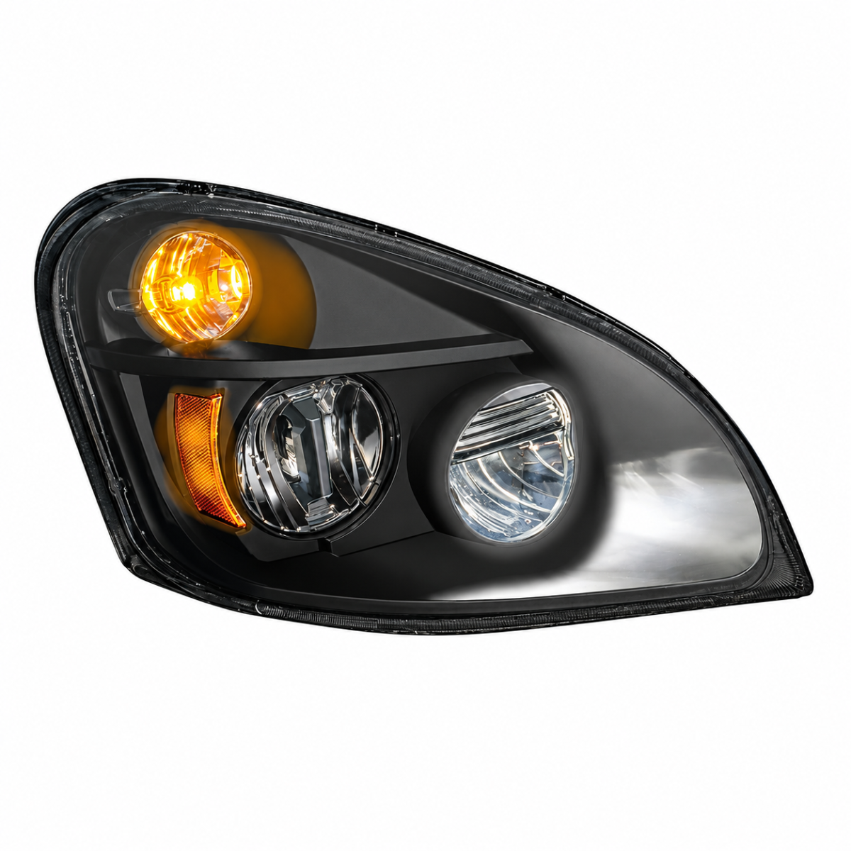 Automann 564.46030 Cascadia Right LED Headlamp – Black Housing