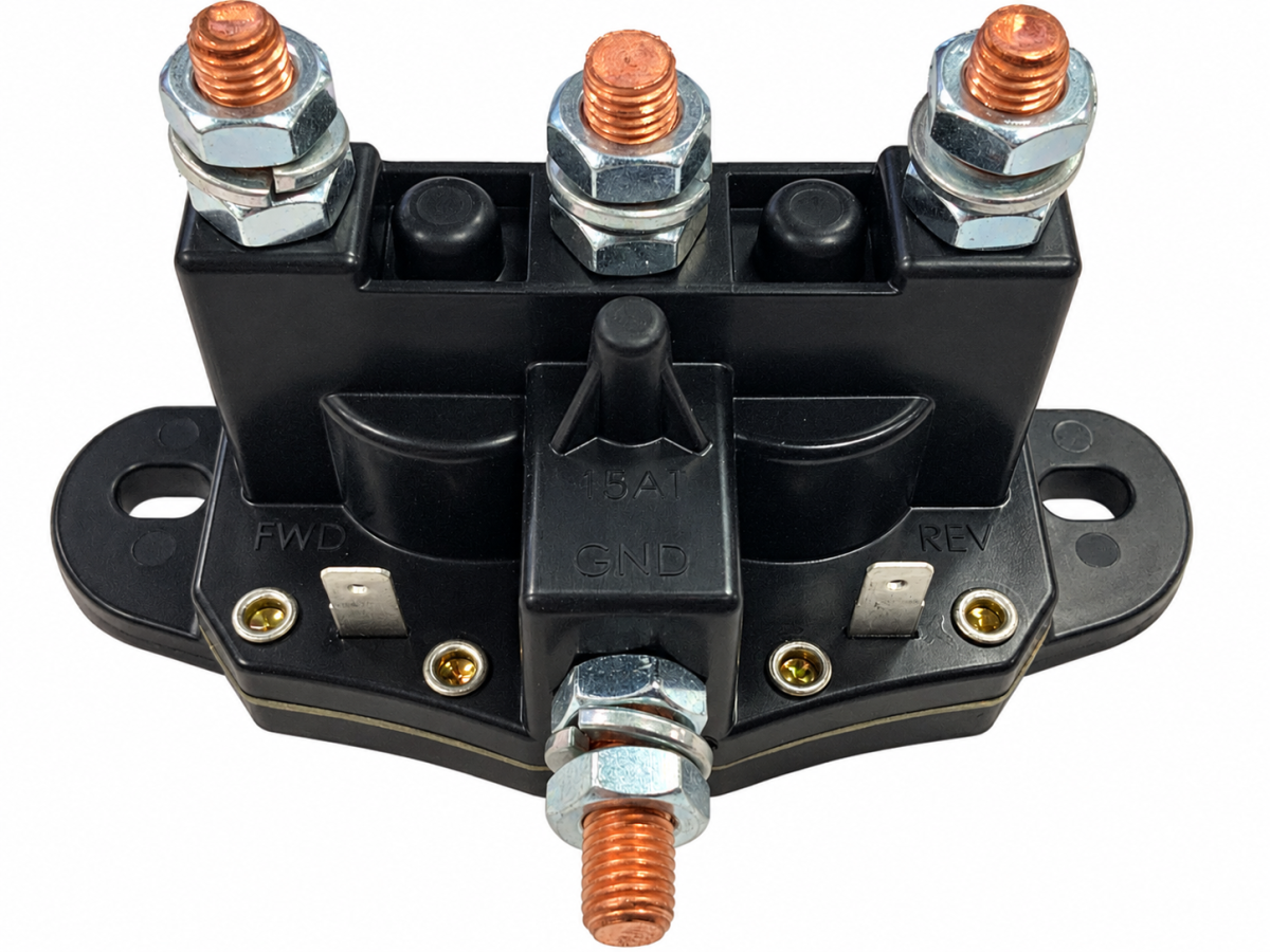 24450 COLE HERSEE 12 VOLT MOTOR REVERSING INTERMITTENT DUTY DPDT SOLENOID