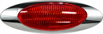 4-LED red marker/clearance light with bezel, metripack connector M1