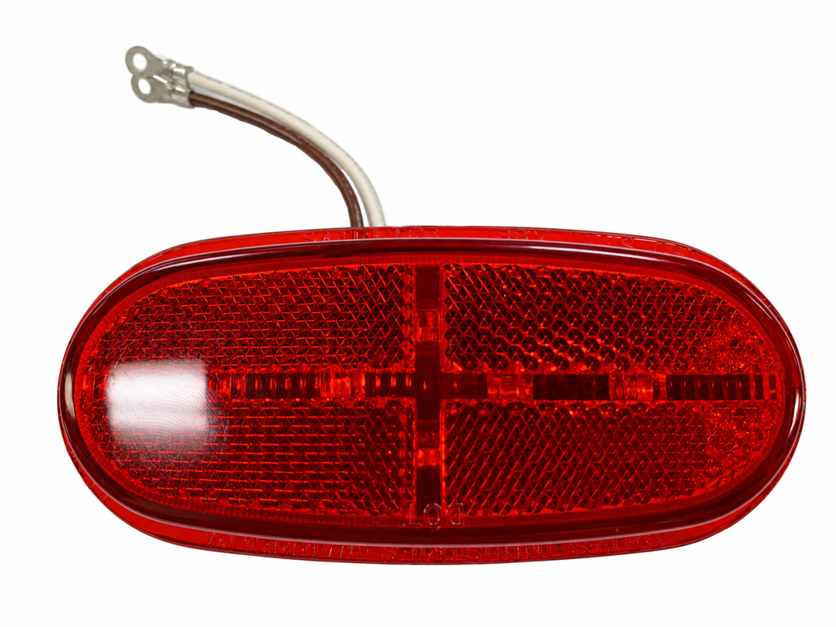 221201, LED Lens Insert - 2 Eyelets, Red Betts 200 Series lamps