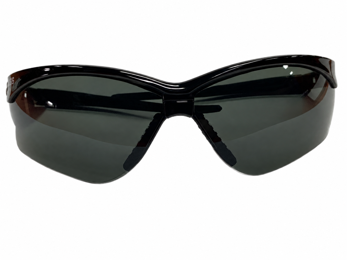 12 PAIR 3000356 JACKSON SAFETY NEMESIS SAFETY GLASSES BLACK FRAMES SMOKE LENSES