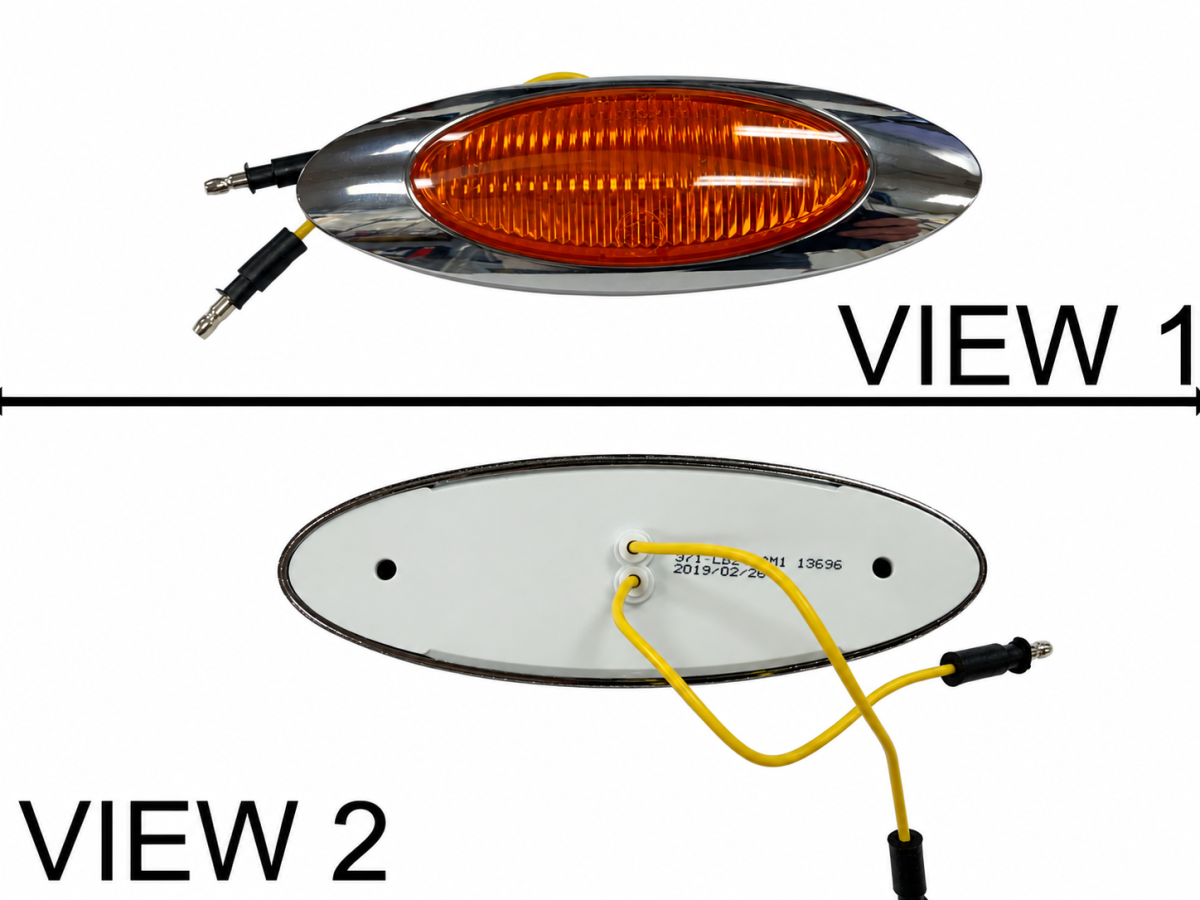 Marker Light LED 2in X 6-1/2in Amber