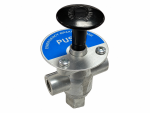 Sealco 17600B Three Hole Panel Mounted Manual Push Pull Control Valve Dolly