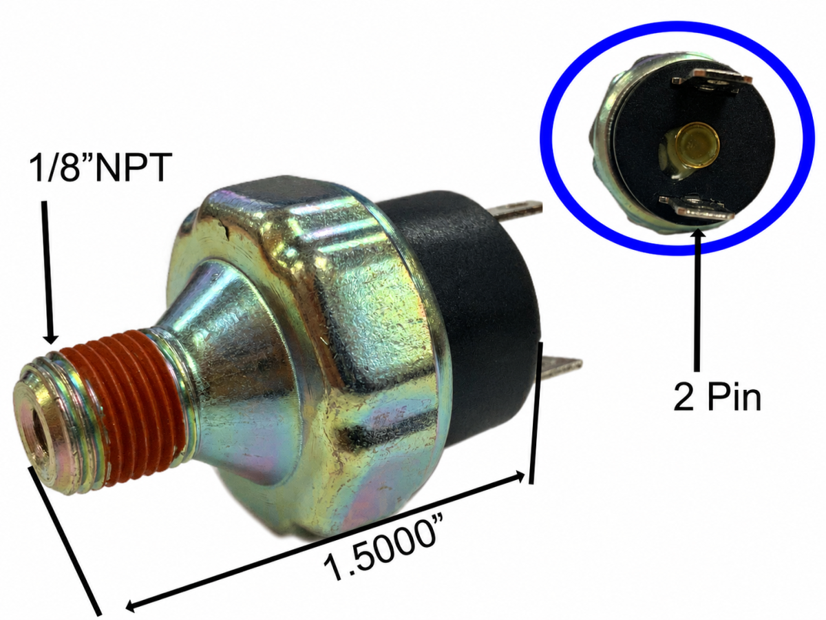 Stop Light Switch Air over Electric Normally Open for tail lights