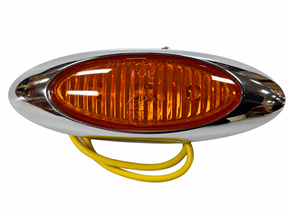 MARKER LIGHT LED 1-1/2IN X 4IN AMBER