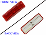 LED THINLINE CLEARANCE LIGHT 1 DIODE RED