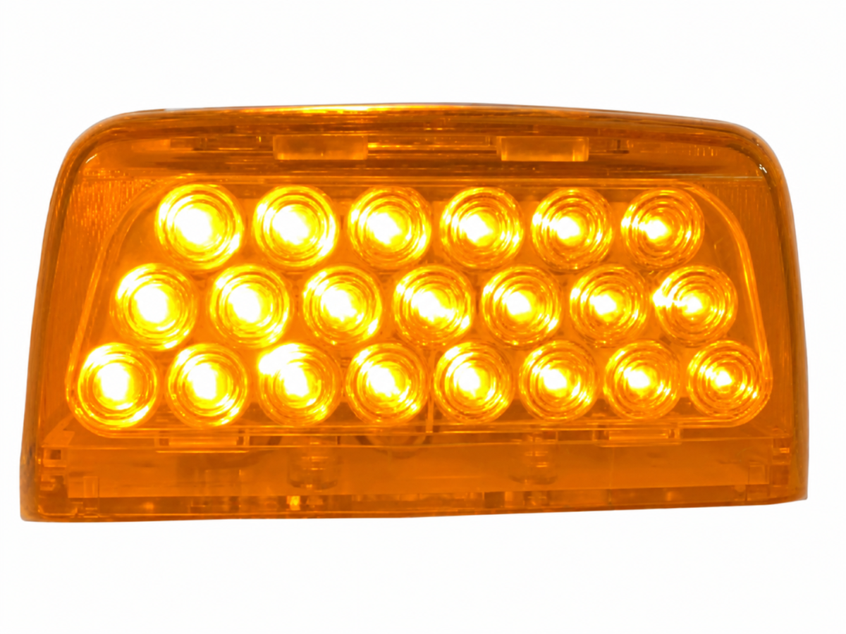 Peterbilt 379 359 Turn Signal Head Light Marker (1ea) 31 LED Amber by Automann