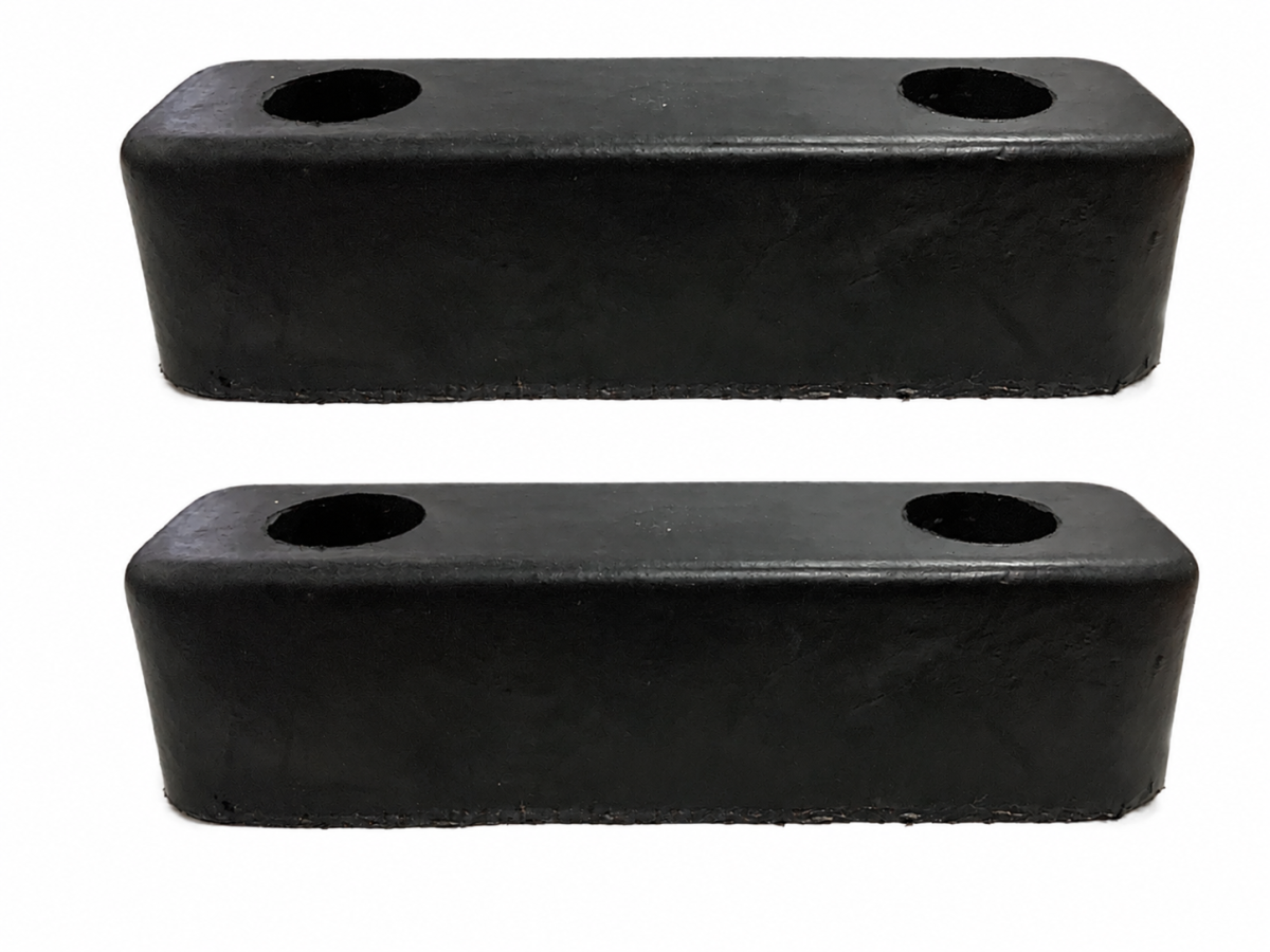 LOADING DOCK BUMPER 7.75 Rectangular Rubber Truck Trailer Dock Protection (PAIR)