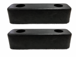 LOADING DOCK BUMPER 7.75 Rectangular Rubber Truck Trailer Dock Protection (PAIR)