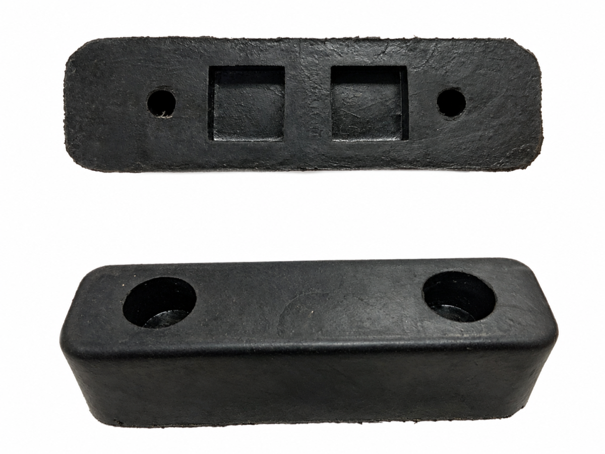 LOADING DOCK BUMPER 7.75 Rectangular Rubber Truck Trailer Dock Protection (PAIR)