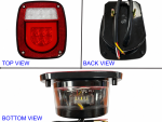 LED GLOLIGHT COMBO S/T/T/BACKUP/LICENCE LIGHT 36 DIODE