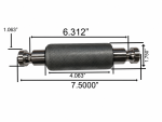 B65-1006 Polyurethane Spring Eye Bushing For Kenworth T800 T2000 4" Wide Spring