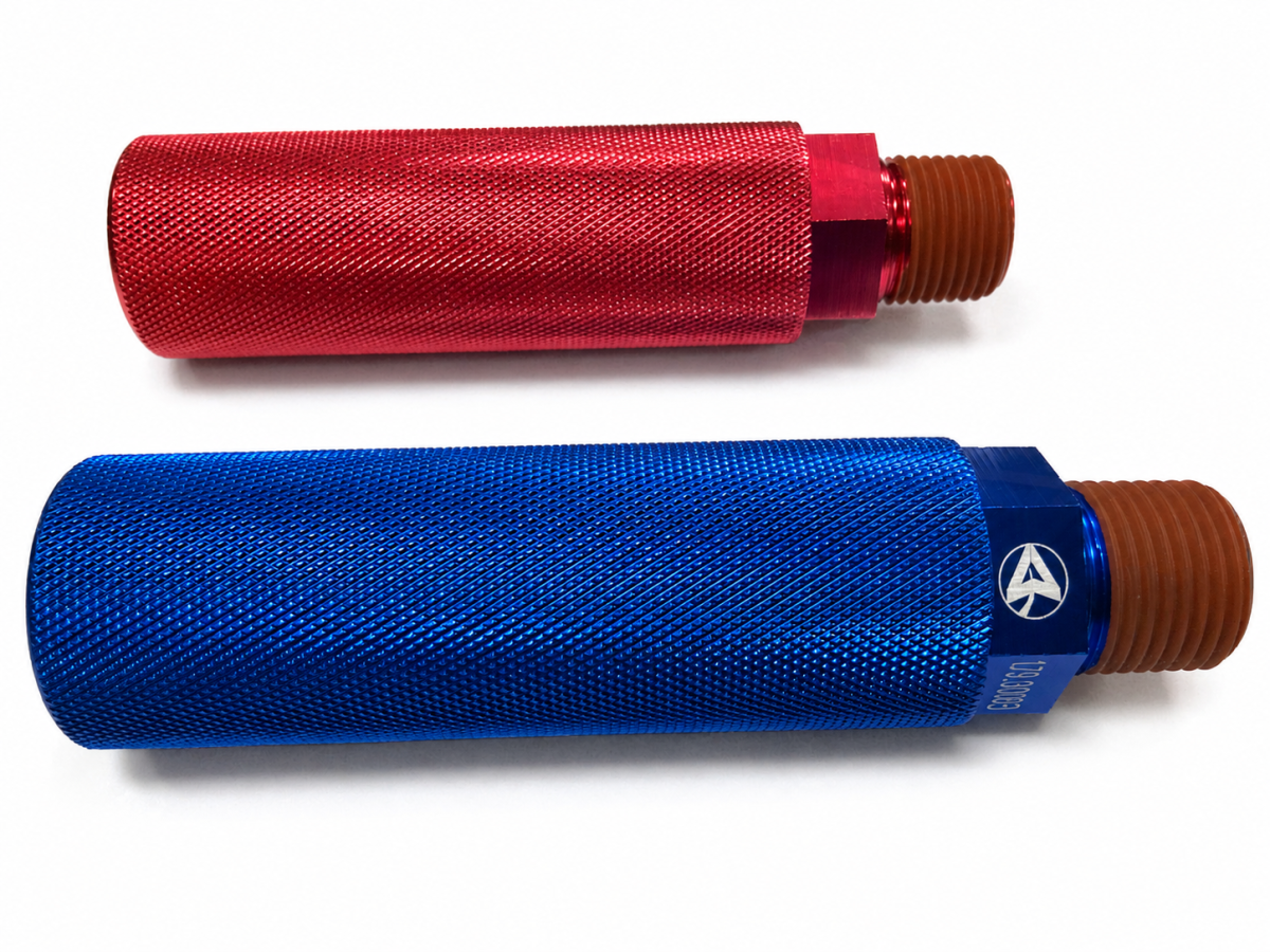 Automann Aluminum Glad Hand Handles  RED and Blue