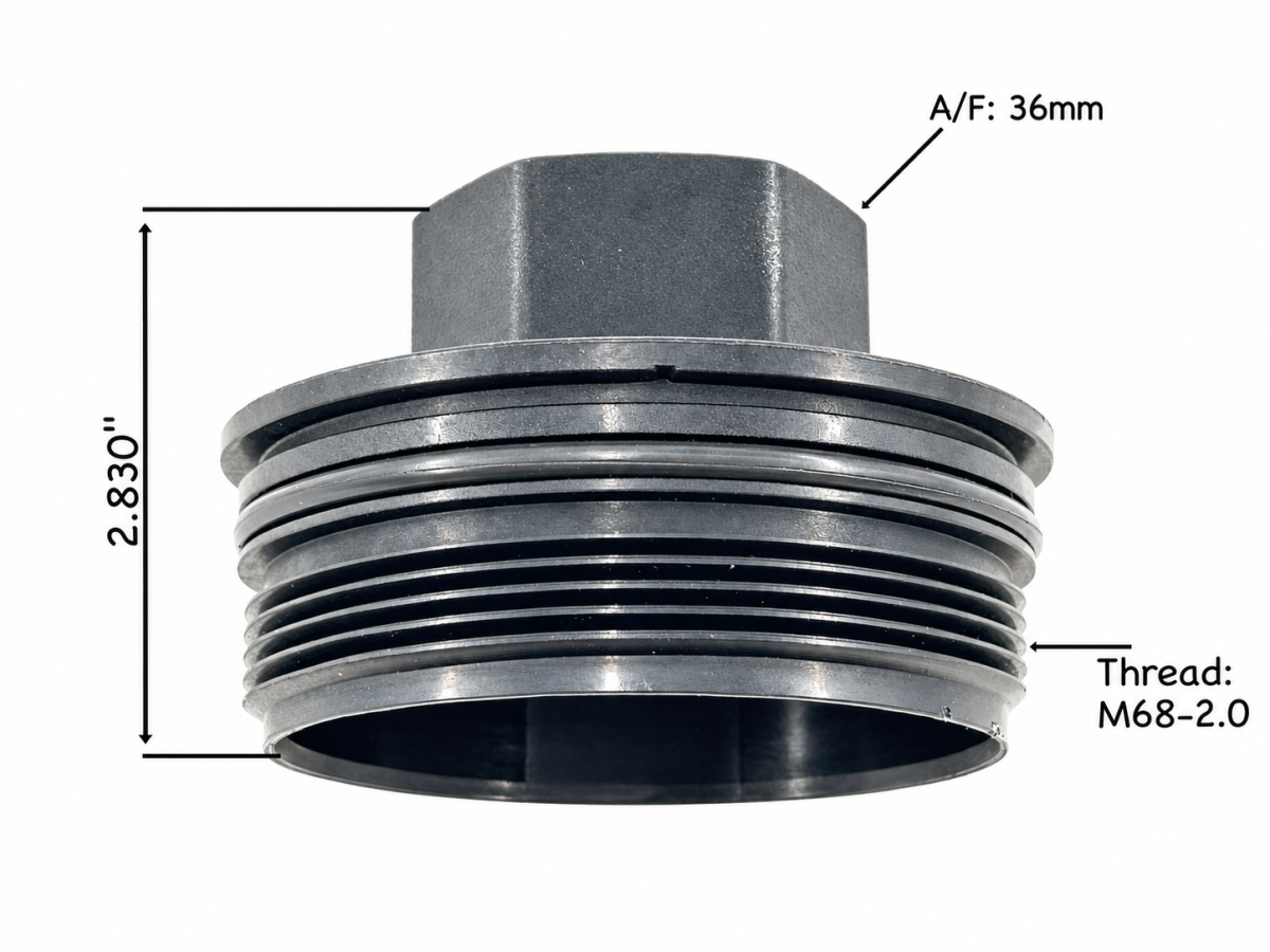 Engine Fuel Filter Cap Detroit Diesel DD15 572.46608 A4700921608