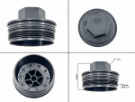 Engine Fuel Filter Cap Detroit Diesel DD15 572.46608 A4700921608
