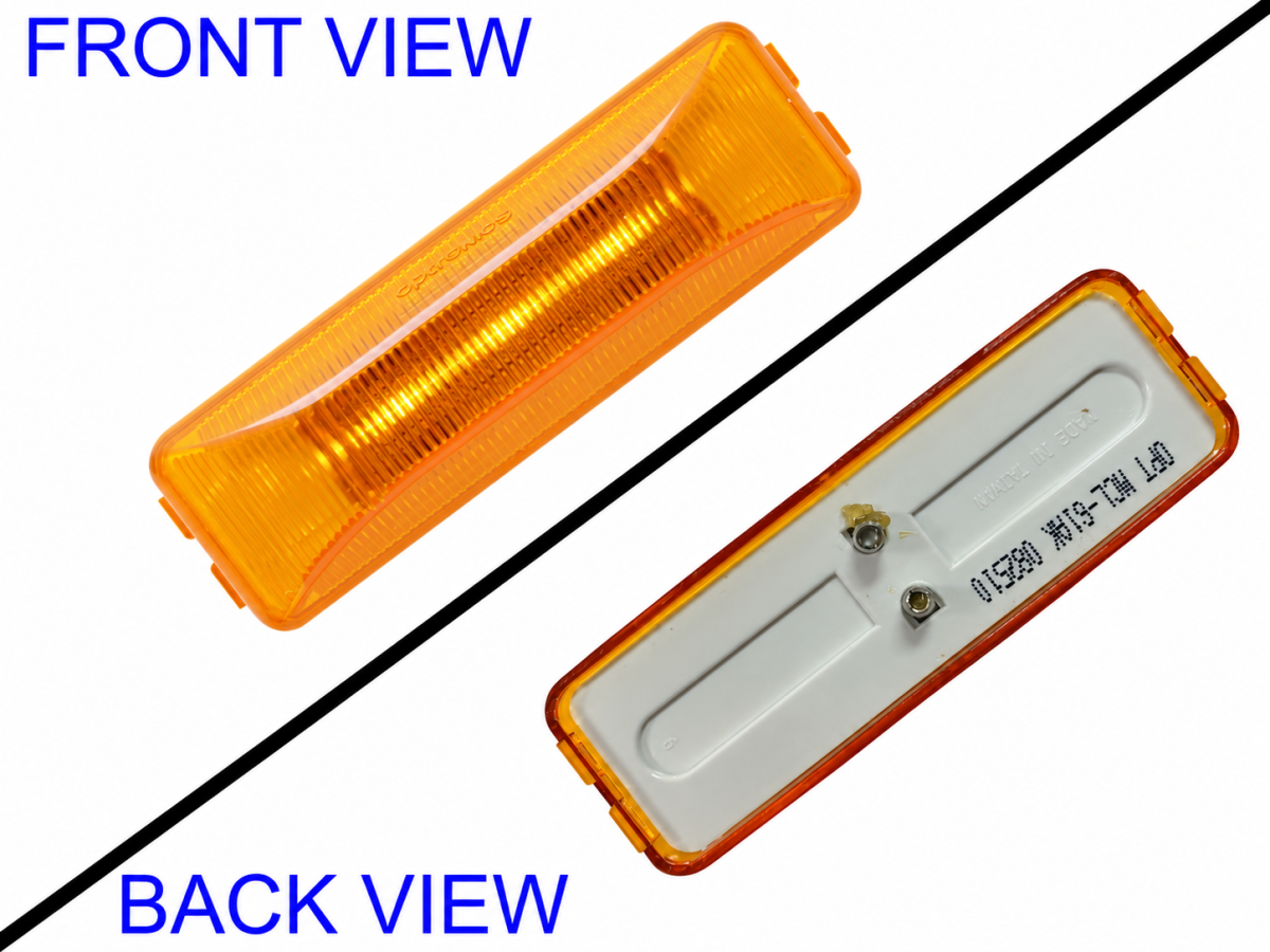LED THINLINE CLEARANCE LIGHT 1 DIODE AMBER *