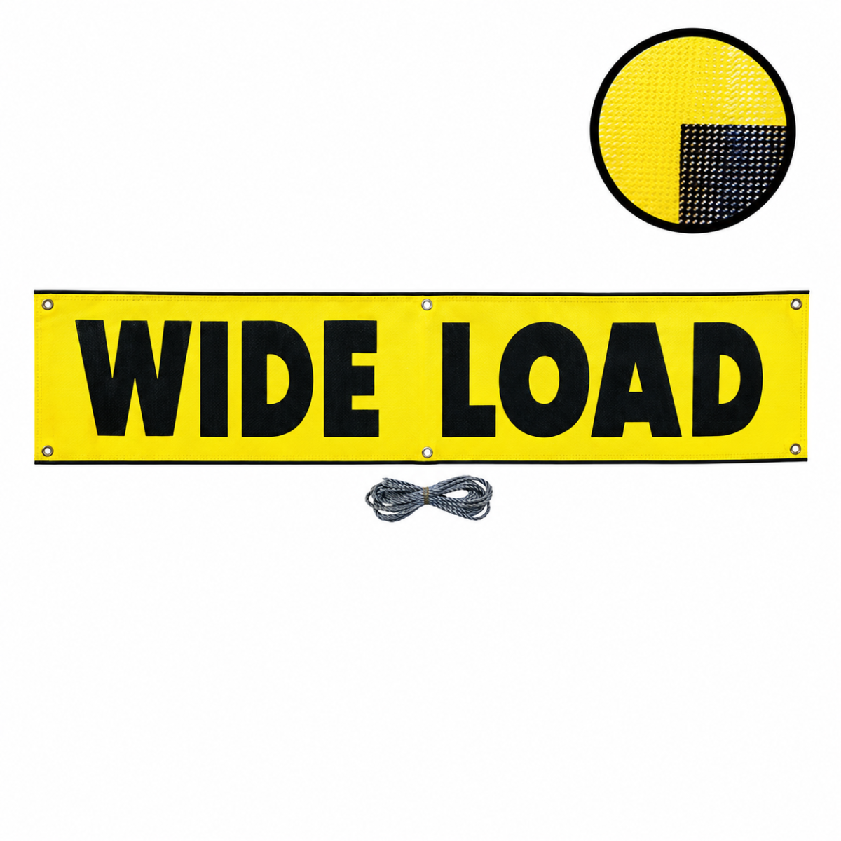 Automann Mesh Oversize Load Banner - Grommets - 18" x 84"