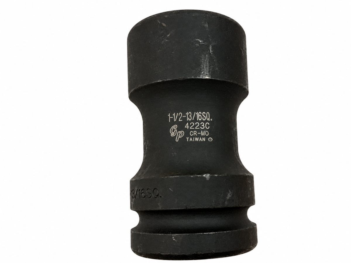 Grey Pneumatic 4223C Square Socket, 1" Drive x 1-1/2" x 13/16"