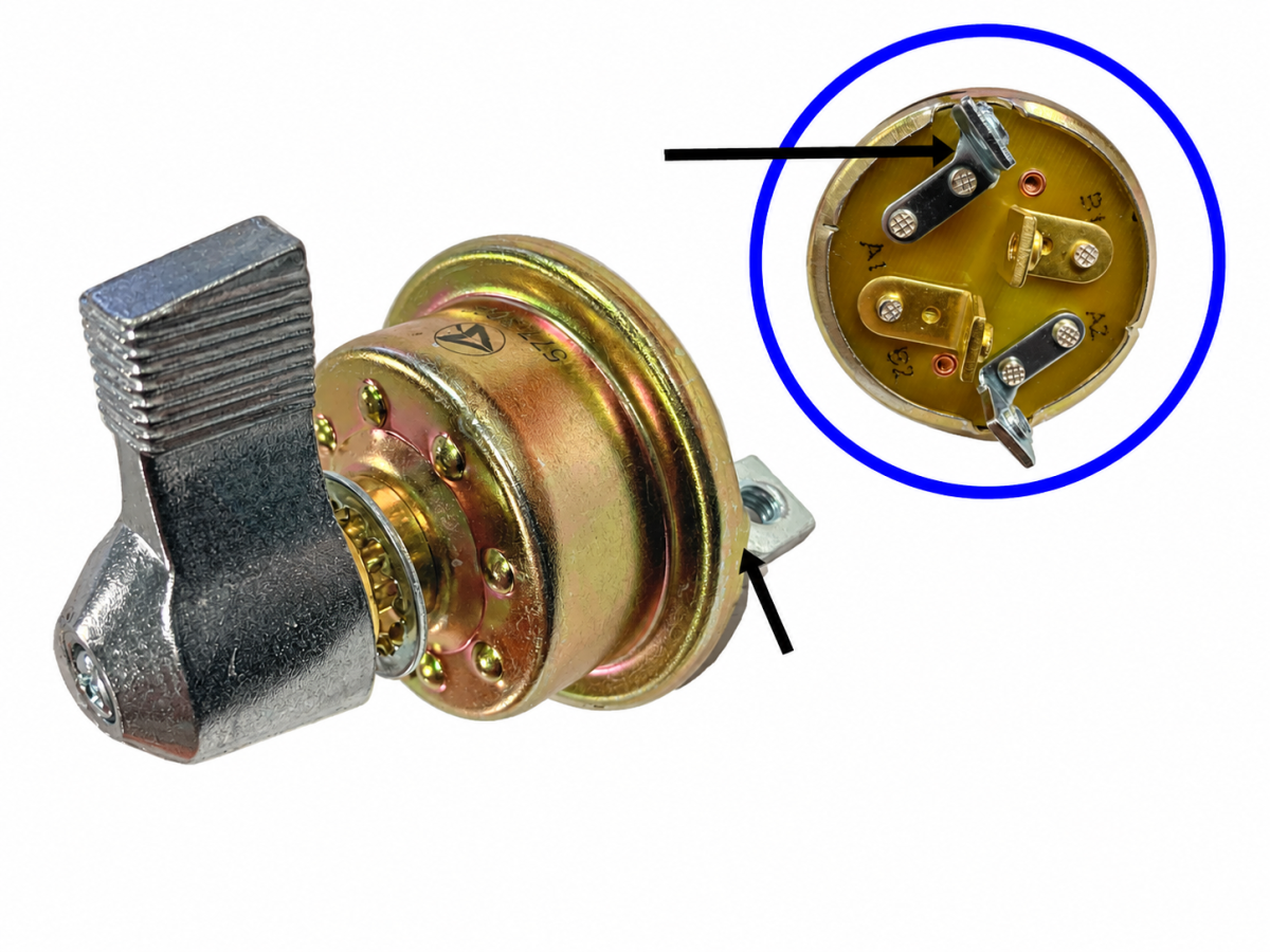 Heavy Duty 50 Amp Reversing Rotary Switch - Tarp & Winch Motors 12 volt DC