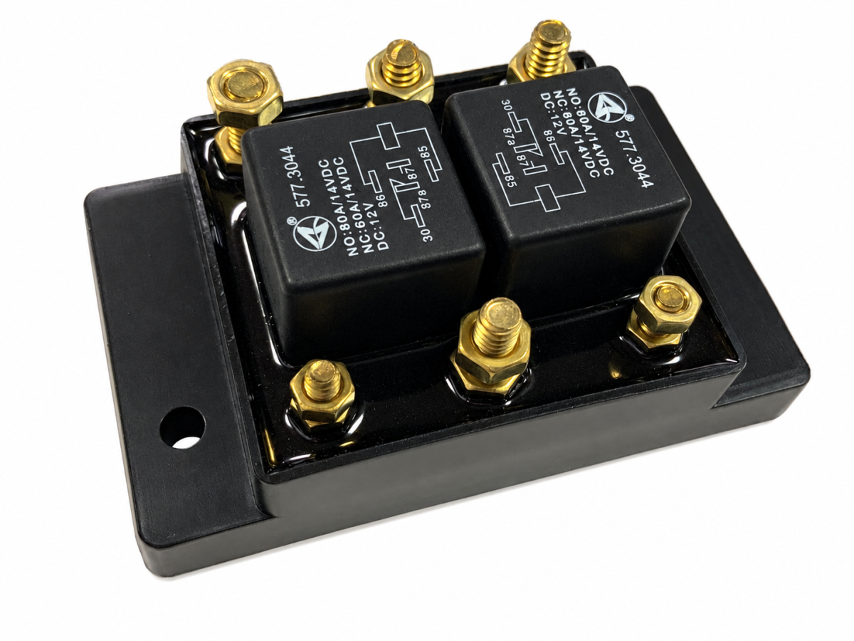 Tarp and Winch Motor Snow Plow - Forward & Reverse Relay Module Six Terminal