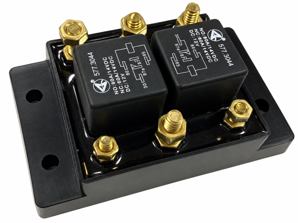 Tarp and Winch Motor Snow Plow - Forward & Reverse Relay Module Six Terminal