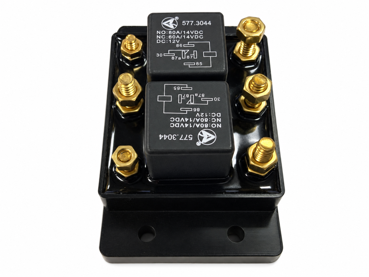 Tarp and Winch Motor Snow Plow - Forward & Reverse Relay Module Six Terminal