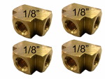 Lot of 4 Brass Male Branch Tee Pipe Fitting Fitting s 1/8" NPT
