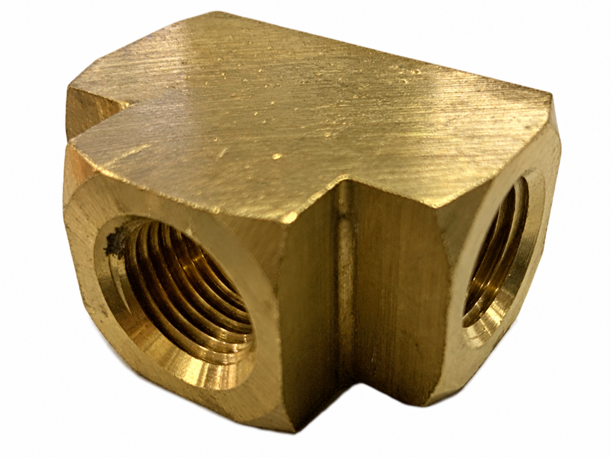 Lot of 4 Brass Male Branch Tee Pipe Fitting Fitting s 1/8" NPT