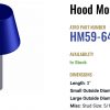 Atro Polyurethane Hood Mount for Kenworth HM59-64010 T300, T400, T600 and T800 - Image 2