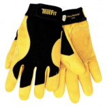 1 Pair of Tillman Large TrueFit Gold Colored Top Grain Cowhide Gloves P/N 1475L