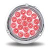 4" DUAL REVOLUTION RED STOP, TURN & TAIL TO WHITE BACK UP LED LIGHT WITH FLANGE MOUNT - Image 5