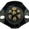 7 WAY RECEPTACE SOCKET BE23707 BY HALDEX PLUG - Image 5
