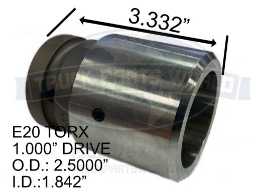 Hendrickson E20 Torx Socket W/Sleeve M5291-T1 Part# S25119-M5291-T1