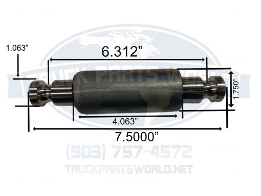 B65-1006 Polyurethane Spring Eye Bushing For Kenworth T800 T2000 4" Wide Spring - Image 2