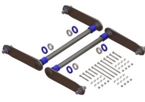 Polyurethane Kenworth sway bars Complete kit c65-1000 c65-1013 ag400 52" Axle Spacing