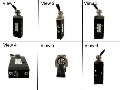 Buyers 4-Way Toggle Air Valve #6451030