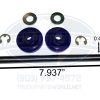 EXHAUST BUSHING KIT POLY PETERBILT