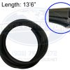 Door Rubber Weatherstrip Seal for 1986-2007 Peterbilt 377 379 1pc for 1 Door