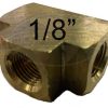 Lot of 4 Brass Male Branch Tee Pipe Fitting Fitting s 1/8" NPT - Image 2
