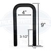 Dayton U-bolts 361-100 Square top U-Bolts for Hendrickson 22303-2 - Image 2
