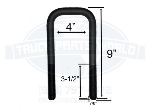 Dayton U-bolts 361-100 Square top U-Bolts for Hendrickson 22303-2 - Image 2